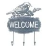 3-Hook Welcome Outdoor Wall Hanger -Patio Furniture Sales Store 3 hook welcome outdoor wall hanger