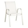 Beige & Champagne Sling Stacking Chair