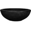 Black Lip Bowl Planter, 21" -Patio Furniture Sales Store black lip bowl planter 21