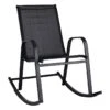 Black Sling Patio Rocking Chair -Patio Furniture Sales Store black sling patio rocking chair