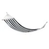 Black & White Striped Outdoor Hammock