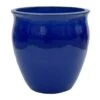 Blue Flare Planter, 13.8" -Patio Furniture Sales Store blue flare planter 13.8