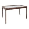 Brown Wicker Coffee Table With Glass Top -Patio Furniture Sales Store brown wicker coffee table with glass top