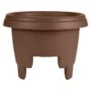 Chocolate Brown Deck Rail Planter, 12" -Patio Furniture Sales Store chocolate brown deck rail planter 12