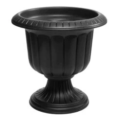 Classic Black Urn Planter, 14"