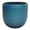 Corey Forest Green Outdoor Ceramic Planter, Medium -Patio Furniture Sales Store corey forest green outdoor ceramic planter medium