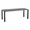 Crosby St Grammercy Black Steel Slat Outdoor Bench -Patio Furniture Sales Store crosby st grammercy black steel slat outdoor bench