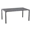 Crosby St Grammercy Black Steel Slat Outdoor Coffee Table -Patio Furniture Sales Store crosby st grammercy black steel slat outdoor coffee table