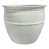 Dana Cream Ceramic Planter, 18.3" -Patio Furniture Sales Store dana cream ceramic planter 18.3