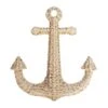 Faux Wicker Anchor Hanging Outdoor Wall Decor