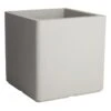 Flat Sandstone Cube Planter, 18" -Patio Furniture Sales Store flat sandstone cube planter 18