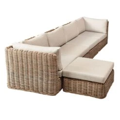 Found & Fable Set Of 2 Hamptons All-Weather Wicker Armless Outdoor Chair With Cushion -Patio Furniture Sales Store found fable set of 2 hamptons all weather wicker armless outdoor chair with cushion 2