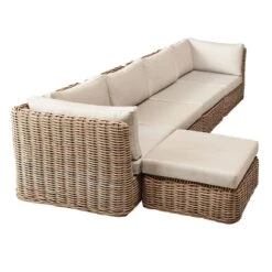 Found & Fable Set Of 2 Hamptons All-Weather Wicker Armless Outdoor Chair With Cushion -Patio Furniture Sales Store found fable set of 2 hamptons all weather wicker armless outdoor chair with cushion 3