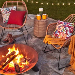 Found & Fable Wates All-Weather Natural Wicker Outdoor Chair -Patio Furniture Sales Store found fable wates all weather natural wicker outdoor chair 7