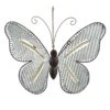 Galvanized Metal Butterfly Outdoor Wall Decor, 17" -Patio Furniture Sales Store galvanized metal butterfly outdoor wall decor 17