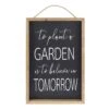 Garden Sentiment Wooden Outdoor Wall Sign, 18" -Patio Furniture Sales Store garden sentiment wooden outdoor wall sign 18