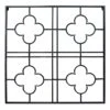 Grace Mitchell Metal Trellis Outdoor Wall Decor With Zinc Finish, 27" -Patio Furniture Sales Store grace mitchell metal trellis outdoor wall decor with zinc finish 27