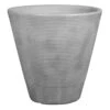 Grey Antiqued Ribbed Cone, 13" -Patio Furniture Sales Store grey antiqued ribbed cone 13