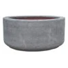 Grey Lava Bowl Ceramic Planter, Large -Patio Furniture Sales Store grey lava bowl ceramic planter large