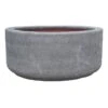 Grey Lava Bowl Ceramic Planter, Medium -Patio Furniture Sales Store grey lava bowl ceramic planter medium