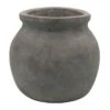 Grey Round Triangle Pot, Medium