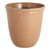 Honeybloom Ares Tan Planter, 18" -Patio Furniture Sales Store honeybloom ares tan planter 18