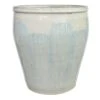 Honeybloom Berlin Blue Ceramic Planter, 14" -Patio Furniture Sales Store honeybloom berlin blue ceramic planter 14