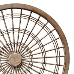 Honeybloom Framed Round Medallion Outdoor Wall Decor, 31.3" -Patio Furniture Sales Store honeybloom framed round medallion outdoor wall decor 31.3 1