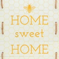 Honeybloom Home Sweet Home Honey Pallet Outdoor Wall Sign, 12x15 -Patio Furniture Sales Store honeybloom home sweet home honey pallet outdoor wall sign 12x15 2