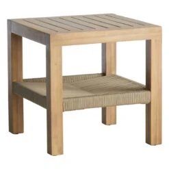 Honeybloom Park City Acacia Wood Outdoor End Table 