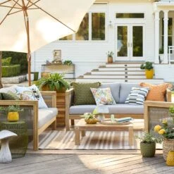 Honeybloom Park City Wood Planter, Extra Large -Patio Furniture Sales Store honeybloom park city wood planter extra large 1