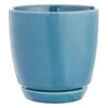 Indoor Elsie Mint Stoneware Ceramic Pot, 6" -Patio Furniture Sales Store indoor elsie mint stoneware ceramic pot 6