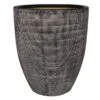 Indoor Tall Grid Ceramic Planter 11.4"