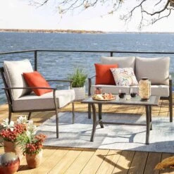 Indoor Textured Terracotta Clay Pot, Large -Patio Furniture Sales Store indoor textured terracotta clay pot large 1