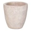Indoor Textured Terracotta Clay Pot, Large
