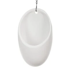 Indoor Winston Side-Hanging White Planter -Patio Furniture Sales Store indoor winston side hanging white planter 1