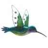 Iridescent Metal Hummingbird Outdoor Wall Decor, 23x14 -Patio Furniture Sales Store iridescent metal hummingbird outdoor wall decor 23x14 1