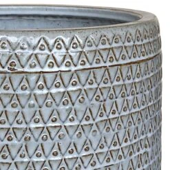 Isis White Ceramic Planter Large -Patio Furniture Sales Store isis white ceramic planter large 1