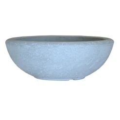 Light Grey Lip Bowl Planter, 7.5"