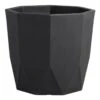 Merino Black Planter, 16" -Patio Furniture Sales Store merino black planter 16