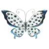 Metal Beaded Butterfly Outdoor Wall Decor, 27"