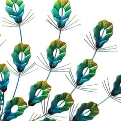 Metal Peacock Outdoor Wall Decor, 21" -Patio Furniture Sales Store metal peacock outdoor wall decor 21 2