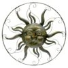 Metal Sun Face Outdoor Wall Decor, 32" -Patio Furniture Sales Store metal sun face outdoor wall decor 32