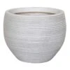 Mills Antique White Fiber Clay Planter, 14.6" -Patio Furniture Sales Store mills antique white fiber clay planter 14.6