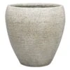 Natural Speckled Cement Planter, Medium -Patio Furniture Sales Store natural speckled cement planter medium