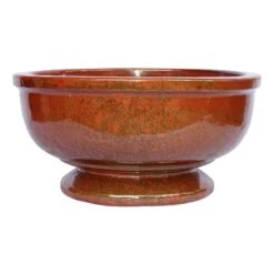 Omni Copper Red Bowl Planter, 16"