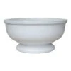 Omni White Bowl Planter, 23" -Patio Furniture Sales Store omni white bowl planter 23