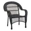 Outdoor Wicker Chair, Black -Patio Furniture Sales Store outdoor wicker chair black