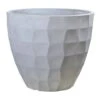 Piazza Light Grey Planter, 14"