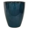 Powell Turquoise Ceramic Planter, 15.5" -Patio Furniture Sales Store powell turquoise ceramic planter 15.5